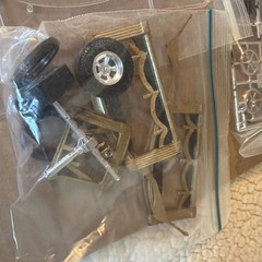 1960’s Monogram 1:24 Ray Farhner’s Boot Hill Express Hearse Show Car Kit Started