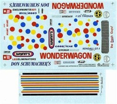 Slixx 7059 Wonderwagon Vega Panel F/C 1/16-D Schumacher Drag decal