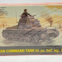German Command Tank Model Kit Pz.Bef.Wg. I b 1/72 8041 Sealed Vintage ESCI Italy