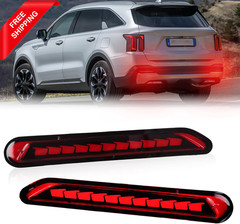 LED Rear Bumper Reflector Lights Kit for Kia Sorento 2024 2025 2026 Daytime Runn