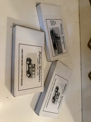 Rare 1929 Ford model A HIGHWAY MINIATURES 1923 MACK STAKE TRUCK Lot of 3