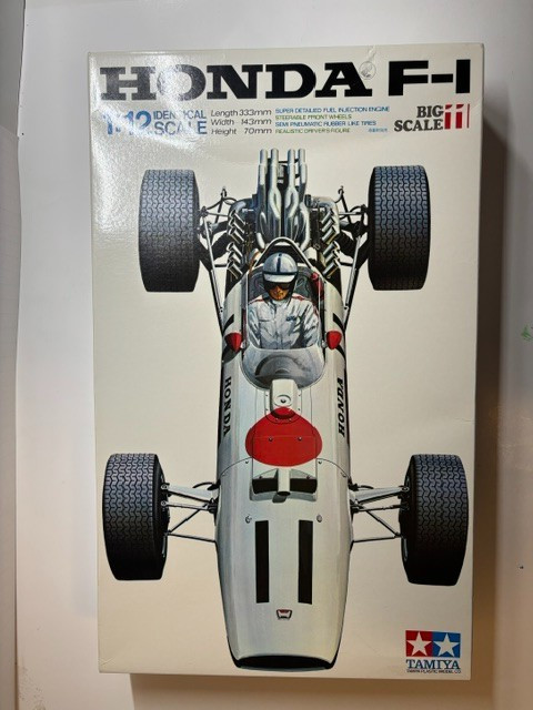 **RARE VINATG*E* TAMIYA BIG #11 1:12 HONDA RA273 F-1 UNASSEMBLED PLASTIC MODEL