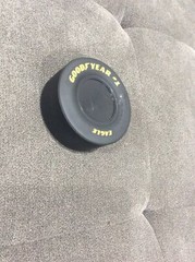 3 Mini Goodyear Tire NASCAR Race Tire Rubber 3.5″ X 1.5″ Great For Autographs