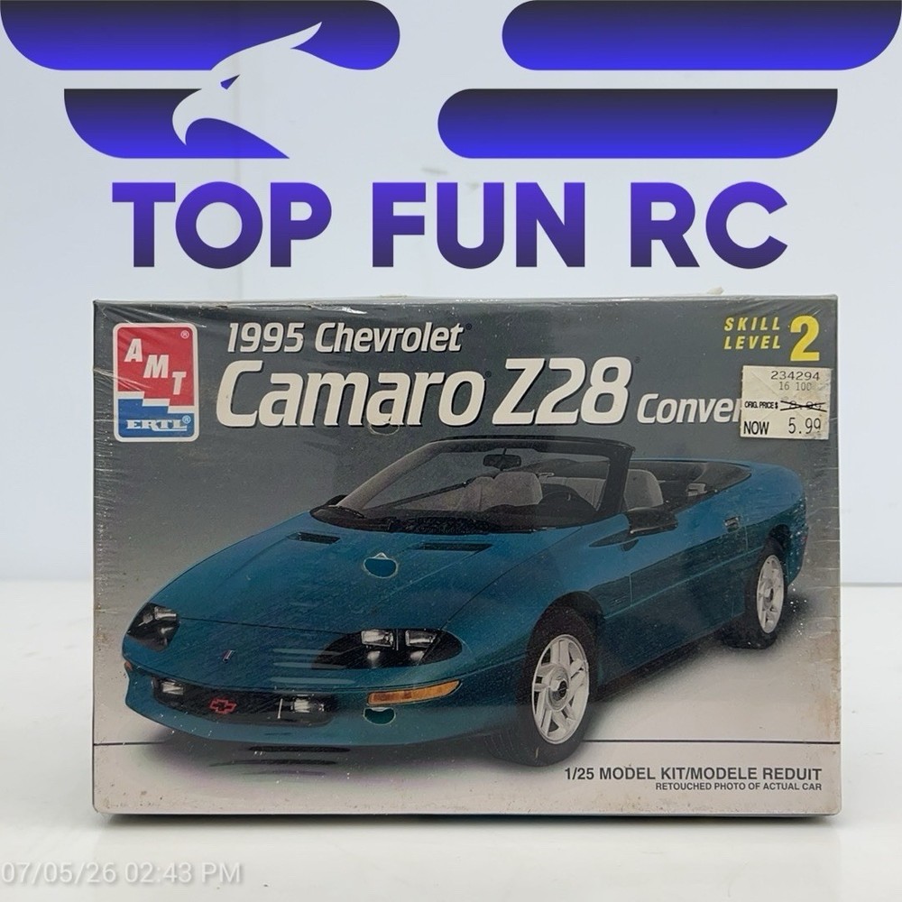 Any Ertl 1995 Chevrolet Camaro Z28 Convertible 1/25 Scale Kit 8926 SEALED