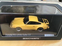 1/43 MINICHAMPS PORSCHE 911 turbo (930) yellow CA04316031 200 pcsmint,++ !