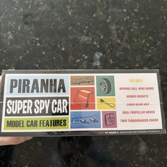 Piranha Super Spy Car – AMT Model Kit 1/25 Sealed Box