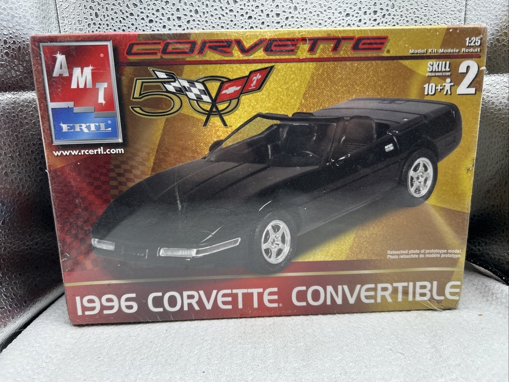 1996 Chevrolet Corvette 50th Anniversary Officially Licensed GM Product AMT ERTL
