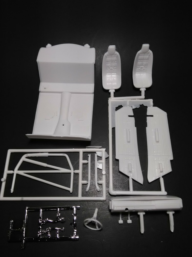 1969 Plymouth GTX Pro Street Road Runner 1/25 Interior Roll Cage Bucket Seat