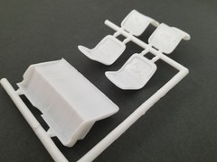 1966 Malibu SS FRONT & REAR SEATS for Revell Monogram 1:24 Model 66 Chevelle