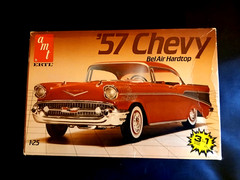 Model Kit 1957 Chevrolet Bel Air Hardtop 3n1 Kit AMT 1:25 Vintage Kit