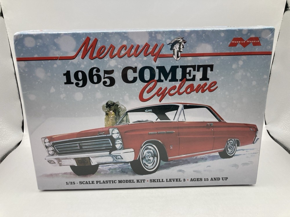 2016 NEW SEALED Moebius 1965 Mercury Comet Cyclone Model Kit 1/25th 1211 Skill 3