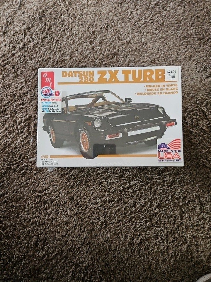 AMT Datsun 280 ZX Turbo 1:25 Kit # AMT1043/12 Retro Deluxe Sealed Kit