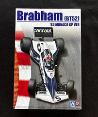 Aoshima Beemax 1/20 Brabham BT52 1983 Monaco GP F1 Nelson Piquet Kit #098233