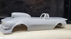1/24 scale resin 3d printed 1967 Camaro Roadster drag body slot car model