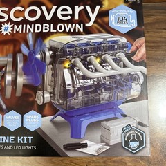 Discovery Mindblown Model Engine Building Kit 4 Cylinder Combustion Open Box NEW