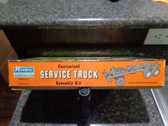 VINTAGE RENWAL 1/32 CUSTOMIZED SERVICE TRUCK WRECKER CRANE ROTATOR USED KIT