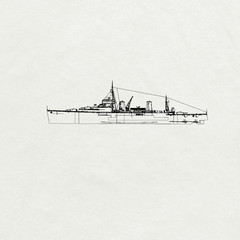 SSC0235S 1/1250 Argentine Navy Argentina-class Argentina Light Cruiser FULLHULL