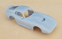 ABS-LIKE RESIN 3D PRINTED 1/24 1964 SHELBY COBRA DAYTONA COUPE BODY