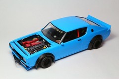 Aoshima 1/24 NISSAN SKYLINE Liberty Walk LB Kenmary 2-Door Plastic Model Kit