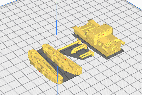 54mm/ 1:32nd FDM WW2 Italian L3 Tankette