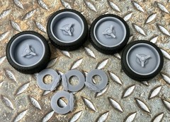 Resin 21/20 In. “Smoothie W/ Knock Offs” Model car Wheels/Tires 1/24 1/25 scale