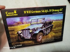 Caesar Miniatures WW II German Sd Kfz 10 Demag D7 1/72 #7204