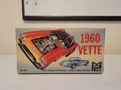 *Rare / Vintage* MPC 1960 Chevy Corvette Model Car Box #306-200