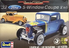 32 Ford 5 Window coupe CUSTOM HOOD SIDES 07 1560 Model Car Parts COMBINE