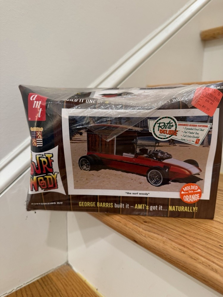 AMT GEORGE BARRIS SURF WOODY MODEL STREET ROD TROPHY SERIES RETRO DELUXE SEALED