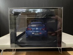 Ignition Model Nissan Skyline R34 GT-R R-tune 1827 1/18 Bayside Blue Resin Car