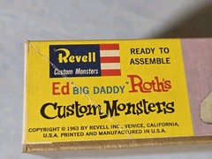 Vintage ORIGINAL Revell Ed “BIG DADDY” Roth MOTHER’S WORRY FACTORY SEALED 1963