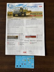 NEW Unimog S 404 German Military Vehicle Truck Model Kit Scale 1:35 ICM 35135