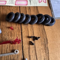 Built Model Car, STARTED AMT Skyline Kit Ford Galaxy Vintage Type Race Car