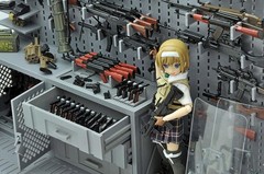 TomyTec 1/12 GUN RACK C LD008 Plastic Model Kit