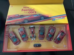 Collector Prototype Cars: Six Ferrari Two Speed 1:38 Scale Red model Cars