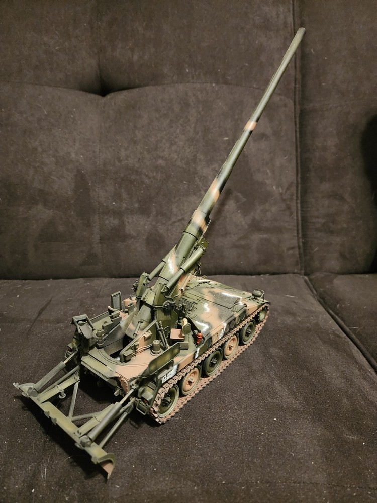 Tamiya 1/35th M107 175mm Howitzer GMC Model Built