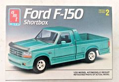 AMT #6835 Ford F-150 Shortbox Pick-up Truck Model Kit – Open Box – 1992