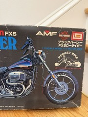 vintage Imai Harley Davidson FXS Low Rider 1/12th model kit 1982 open box