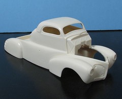 NB287 1:25 scale, Jimmy Flintstone ’41 Lincoln custom cab over resin shop truck