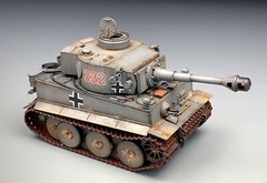 Tiger Model TM502 Cute German Tiger I Early Type with 88mm Gun – USA Shipping