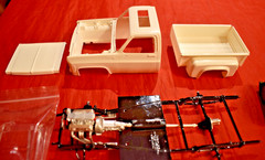 Revell Chevy Pickup From Mach1 Formula One Boat Team Kit 1/25
