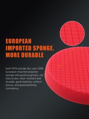 Buffing Polishing Pads Spta 7Pc 6.5 Inch Face For 6Inch 150Mm Backing Plate