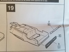 1971 GTX REAR VALENCE from Revell 1:24 Model Kit Dominic’s 71 Plymouth GTX