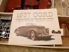 AMT 1/12 1937 CORD SUPERCHARGED 812 CONVERTIBLE COUPE #370
