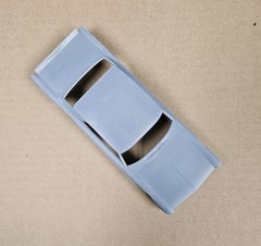 ABS-LIKE RESIN 3D PRINTED 1/25 1966 NOVA CHEVY II DIRT CIRCLE TRACK BODY ASPHALT