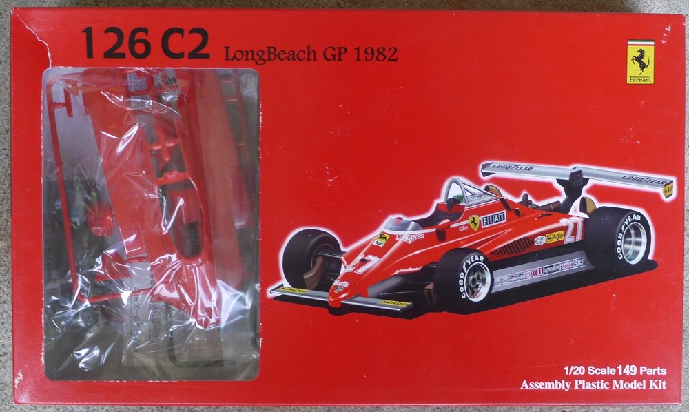 Fujimi 1/20 Scale 090337 Ferrari 126C2 F1 Long Beach GP 1982 Kit NEW NOT SEALED
