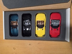 1992-95 Dodge Viper RT/10 (4Pk) Plastic Dealer Promo Model 1:25 Collectors Set