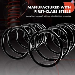 A-Premium Left Right Rear Suspension Coil Spring Set of 2 Compatible with Ford