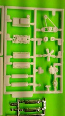 1972 Chevy Pickup Truck 1/25 350 V8 Motor Engine Racer Wedge Model Great Detail