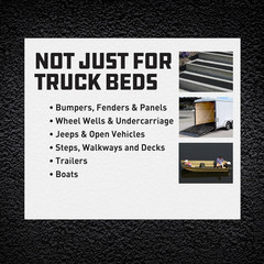 Aerosol Spray Truck Bed Liner 15 Ounce Spray Can Black Textured Suitable 6-7 Sq